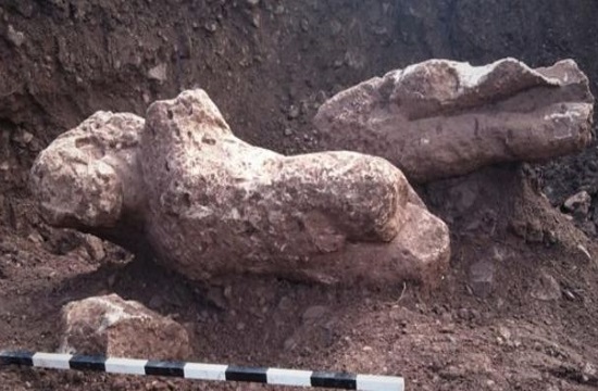 Kouros statues discovered in Atalanti, Central Greece Photos: Greek Ministry of Culture