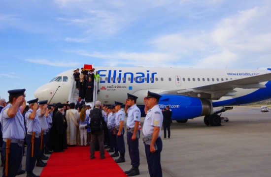 Ellinair: Μεταφορά του Ιερού Σκηνώματος της Αγίας Ελένης