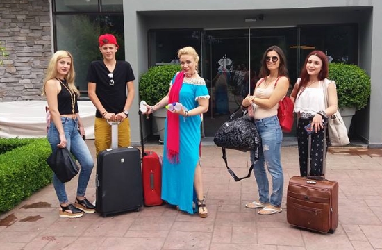 Ιταλίδες δημοσιογράφοι στη Σκιάθο
