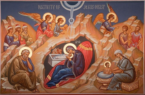 Greek Orthodox church celebrates the Nativity of Christ on December 25