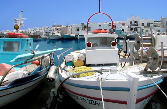 Dozens of traditional boats mark Greece’s seafaring heritage in Paros island