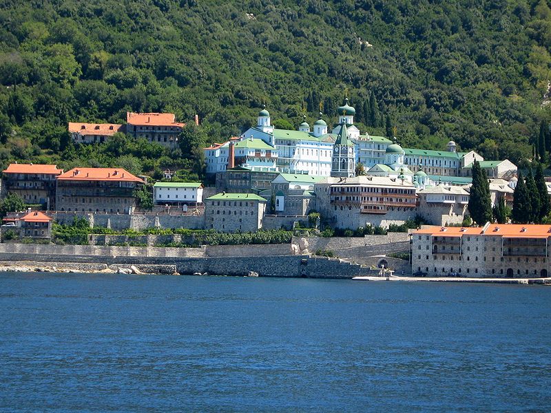 Photovoltaics ready to be installed on Mt Athos monastic community in Greece