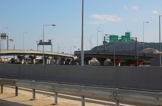 Attiki Odos reopens at 08:00 on Thursday without tolls until Sunday midnight