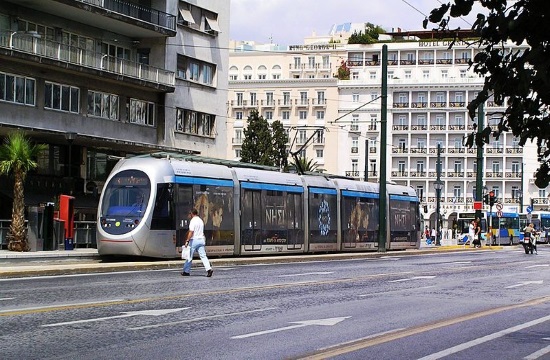 Athens tram line section temporarily shut down on Saturday morning