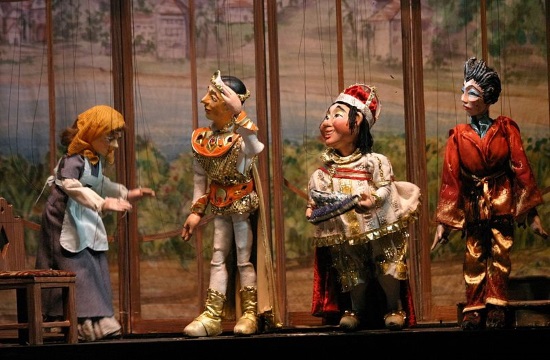 Permanent puppet theatre show in Metaxourgeio area of central Athens