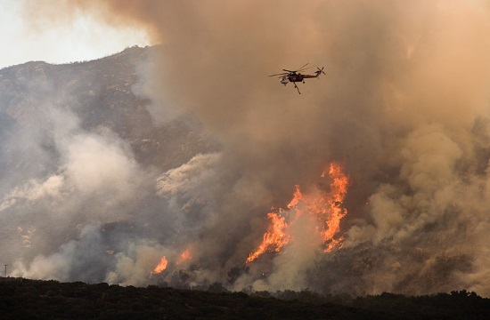 Pantanassa Monastery in path of fires in New South Wales of Australia