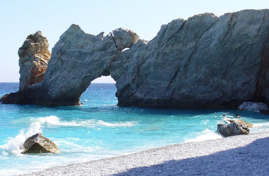 Visitors encouraged to return pebbles from Lalaria Beach in Skiathos