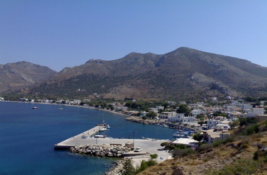 Solar electric vehicle charging station on Greek island of Tilos