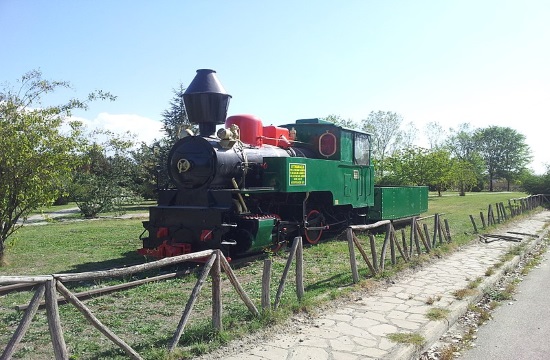 Railway museum rehomed in former train depot in Greek port of Piraeus