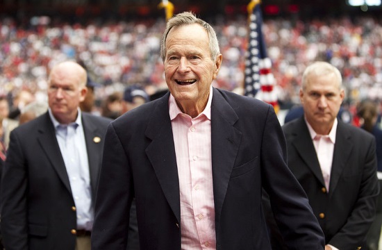 92-year-old former US President George Bush Sr. in hospital