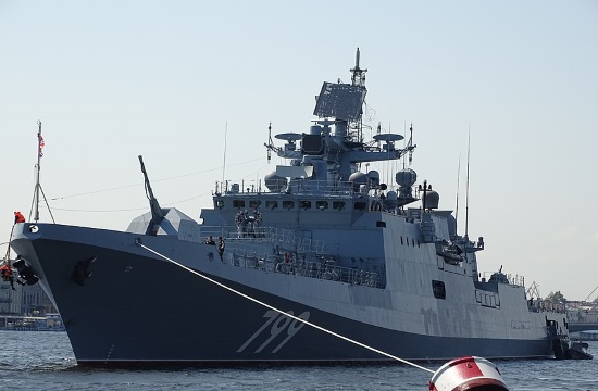 Admiral Makarov frigate docks at Greek island of Corfu until October 1