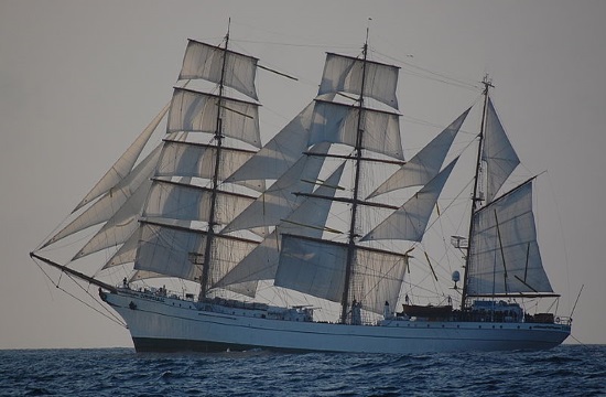 Mexican Navy sailing ship “Cuauhtemoc” in Souda, Crete for five days