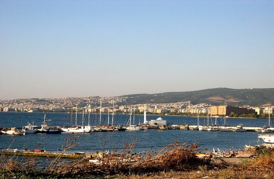 Fishing shacks on stilts attract tourists to Thessaloniki Bay in Greece