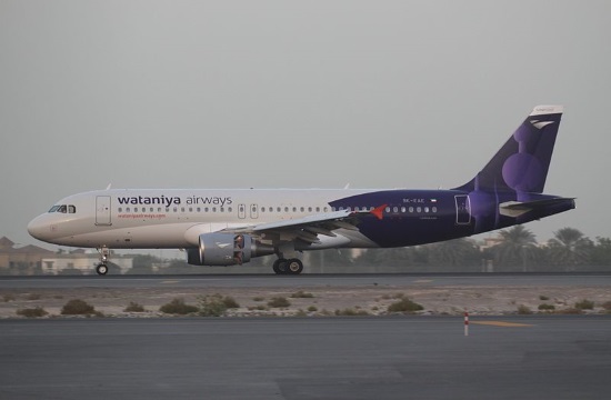 Wataniya Airways connects Athens in Greece with Malaga and Kuwait