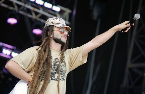 Italian reggae artist Alborosie concert in Athens on August 29