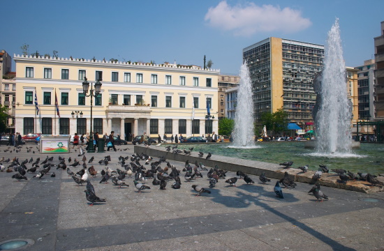 Roman building’s remains unearthed at central Athens square