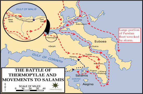 Study: The role of weather during the Greek–Persian 'Naval Battle of Salamis'