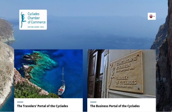 Chamber of Cyclades portal attracted 675,000 visitors from 185 countries in 2018