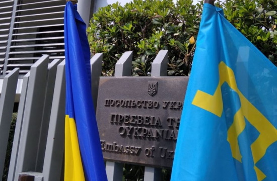 Horror of Ukraine War seen in outdoor photo exhibition in the center of Athens