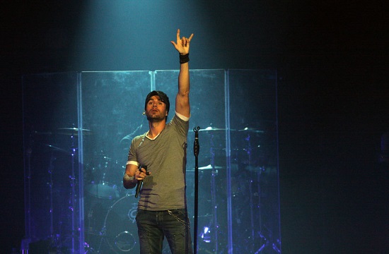 Enrique Iglesias recital in Athens Olympic Stadium on May 10