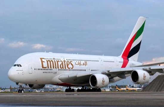 Emirates Airbus A380 makes first landing in Athens on Friday (video)