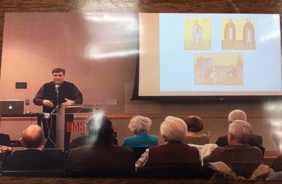 Ancient Greek poetry and Byzantine hymnography lecture at UMSL