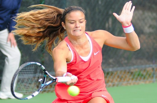 Greek tennis star Maria Sakkari wins through to St. Petersburg semi-final