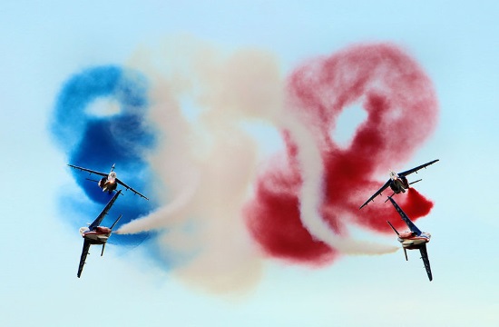 "French Patrol" aerobatic performance steals the show at Athens Flying Week