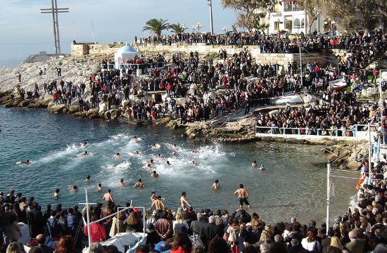 Greece marks Epiphany in the traditional fashion despite the bitter cold