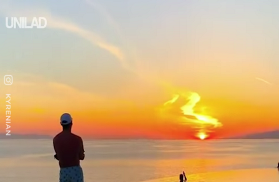 Stunningly beautiful sunset in Mykonos attracts 7 million views on Facebook