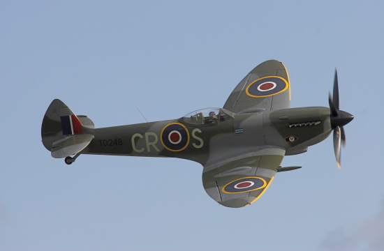 Former RAF pilot George Dunn flew Greece's now restored Spitfire to Athens