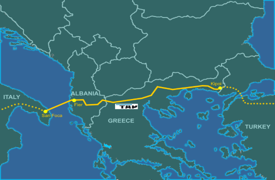 Greek and Albanian natgas operators sign MoU for TAP pipeline