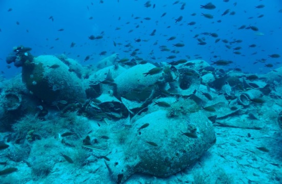 Significant finds from underwater excavation on Delos island in Greece