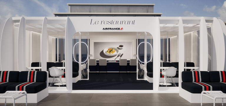 Air France | Business Class Culinary Experience at The Rooftop of Galeries Lafayette