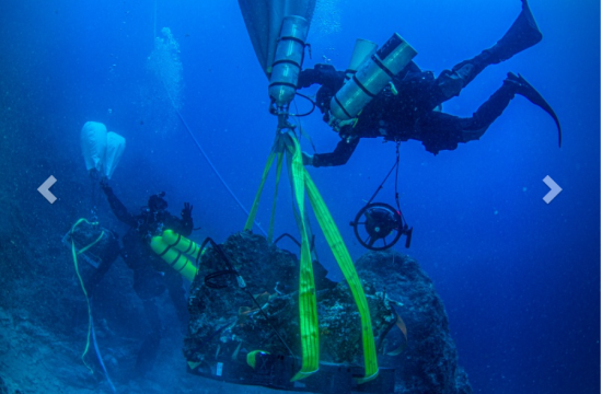 Antikythera shipwreck dig season yields huge marble head