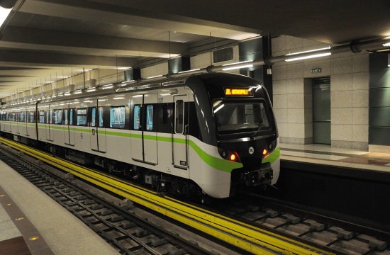 Athens Metro station at 'Syntagma Square' open on Monday