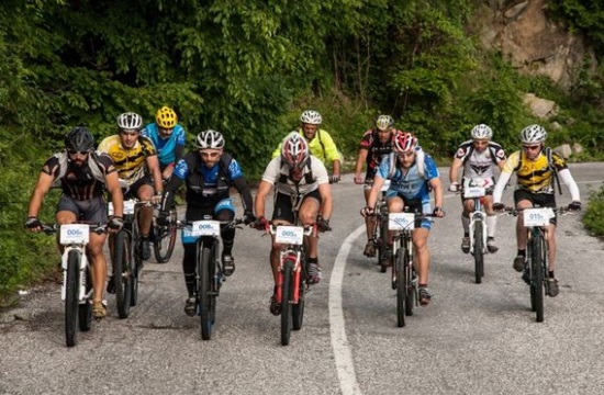 Bike Odyssey 2016 underway across Pindos mountain range