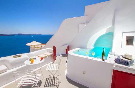 Travel+Leisure: Airbnb rentals with jaw-dropping views - one in Santorini