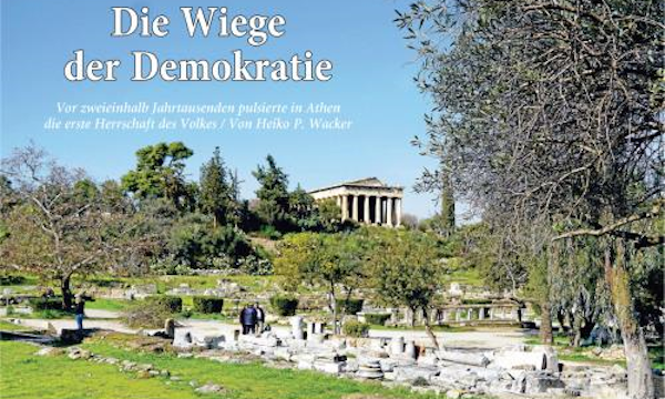 German publication focused on Athens as a top cultural and travel destination