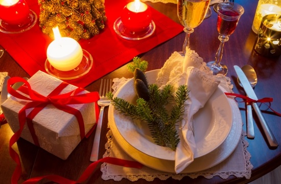 Traditional Greek delicacies for the festive Christmas table