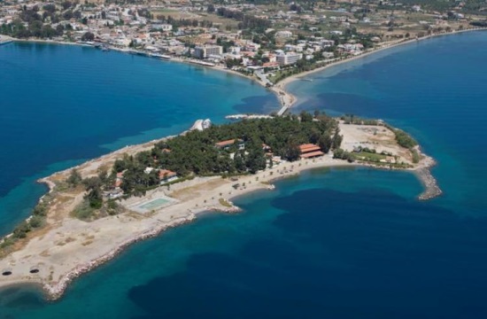 Tourist boat shelters in Eretria and Porto Heli near Athens
