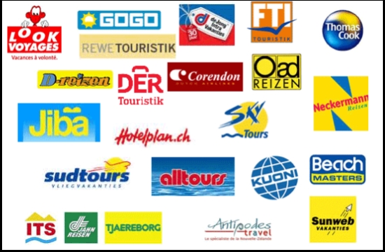 Survey: Top Germans tour operators in online marketing during January 2016