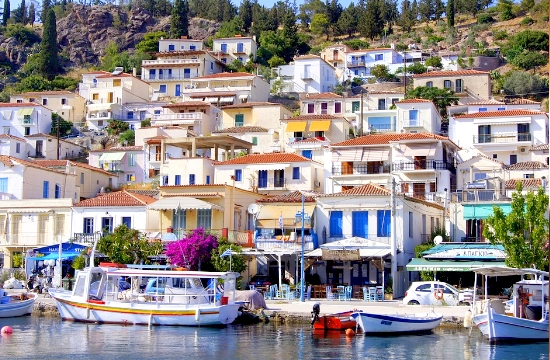 Info-kiosks in Poros | informing visitors about accommodation, catering, and shopping