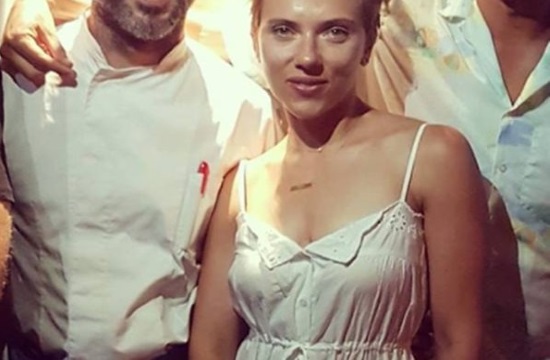 Scarlett Johansson's vacations on Sifnos island in Greece