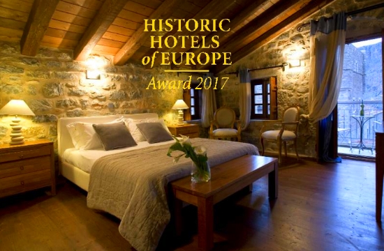 Greek Kyrimai hotel in Mani among 10 Best Historic Hotels of Europe 2017