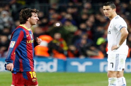 Real vs. Barcelona and Ronaldo vs. Messi in “El Clasico” football derby (video)