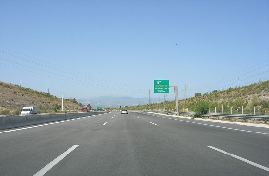 Western Egion junction of Corinth-Patras motorway in Greece closed until Monday