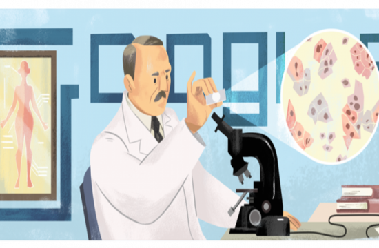 Google Doodle honours Greek Pap smear inventor Georgios Papanikolaou