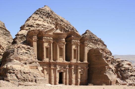 Greek-inspired architecture makes Ancient city of Petra in Jordan a top site