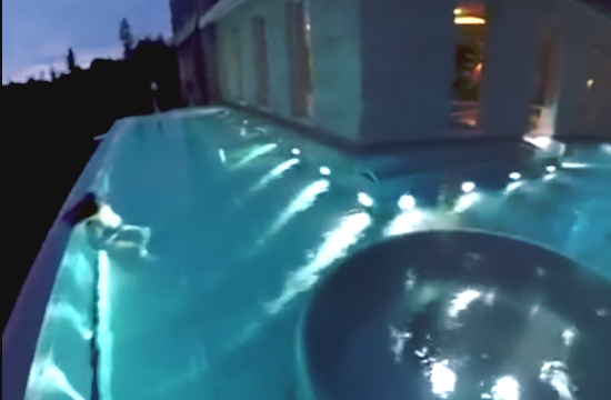 Swiss hotel pool goes viral in Internet